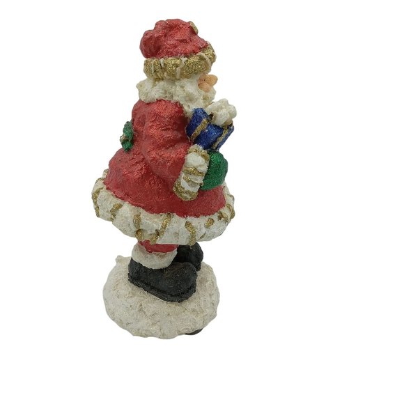 Vintage Glitter Santa On a Spring Wiggles and Dances When Touched - Picture 4 of 8